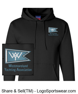 Adult Embroidered Hooded Sweatshirt Design Zoom